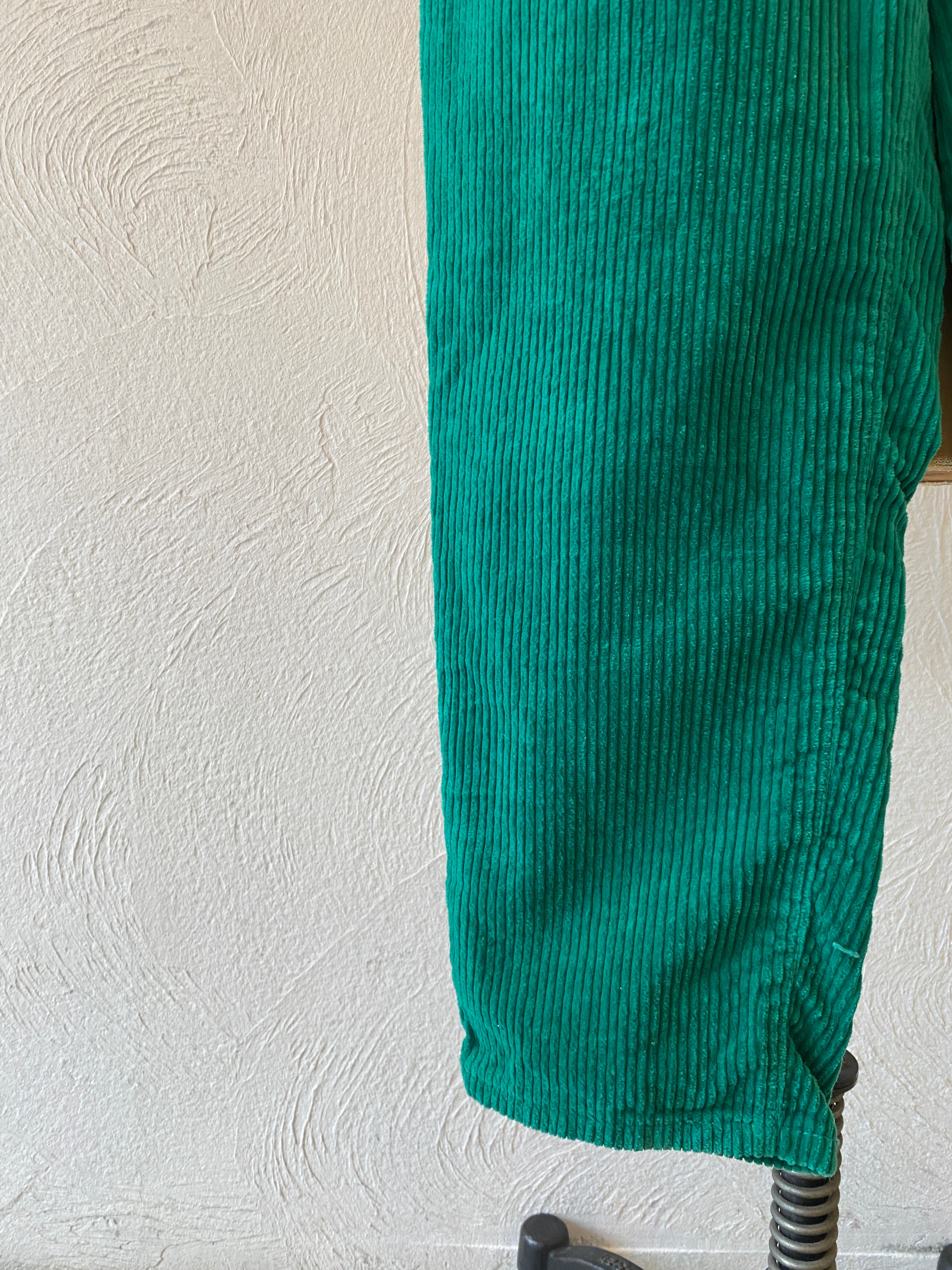 green corduroy pants